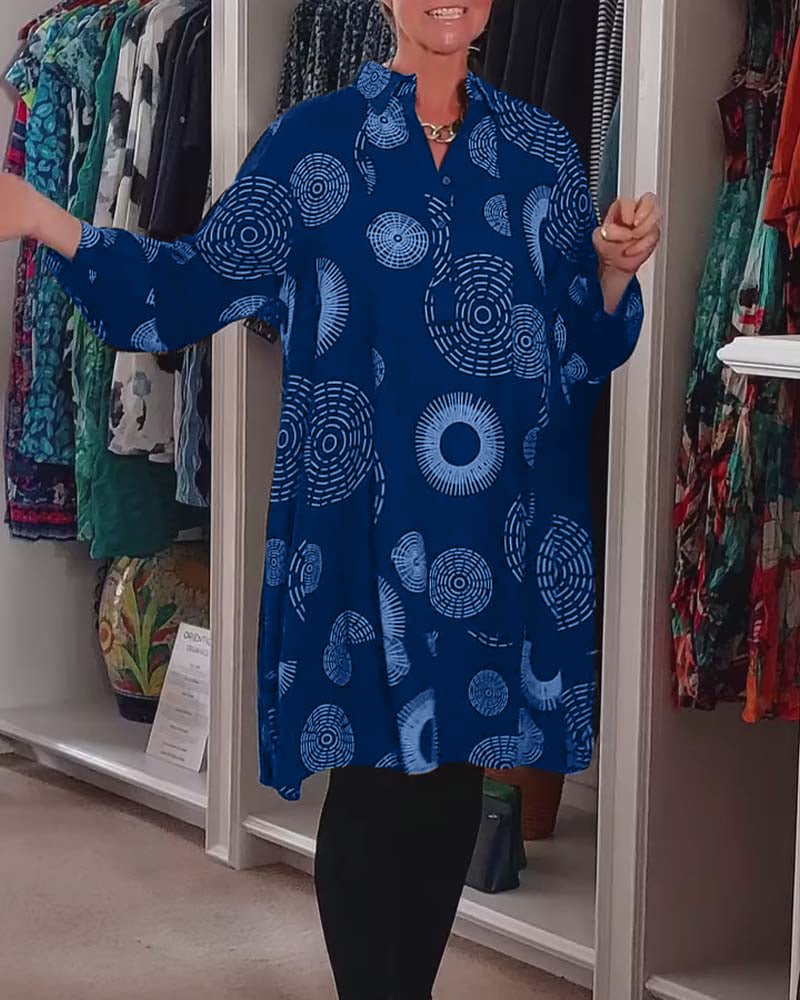 Sheryl | Geometrische Wikkeljurk