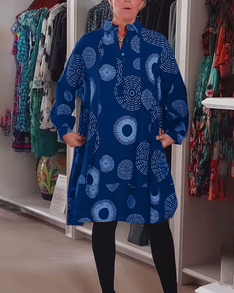 Sheryl | Geometrische Wikkeljurk
