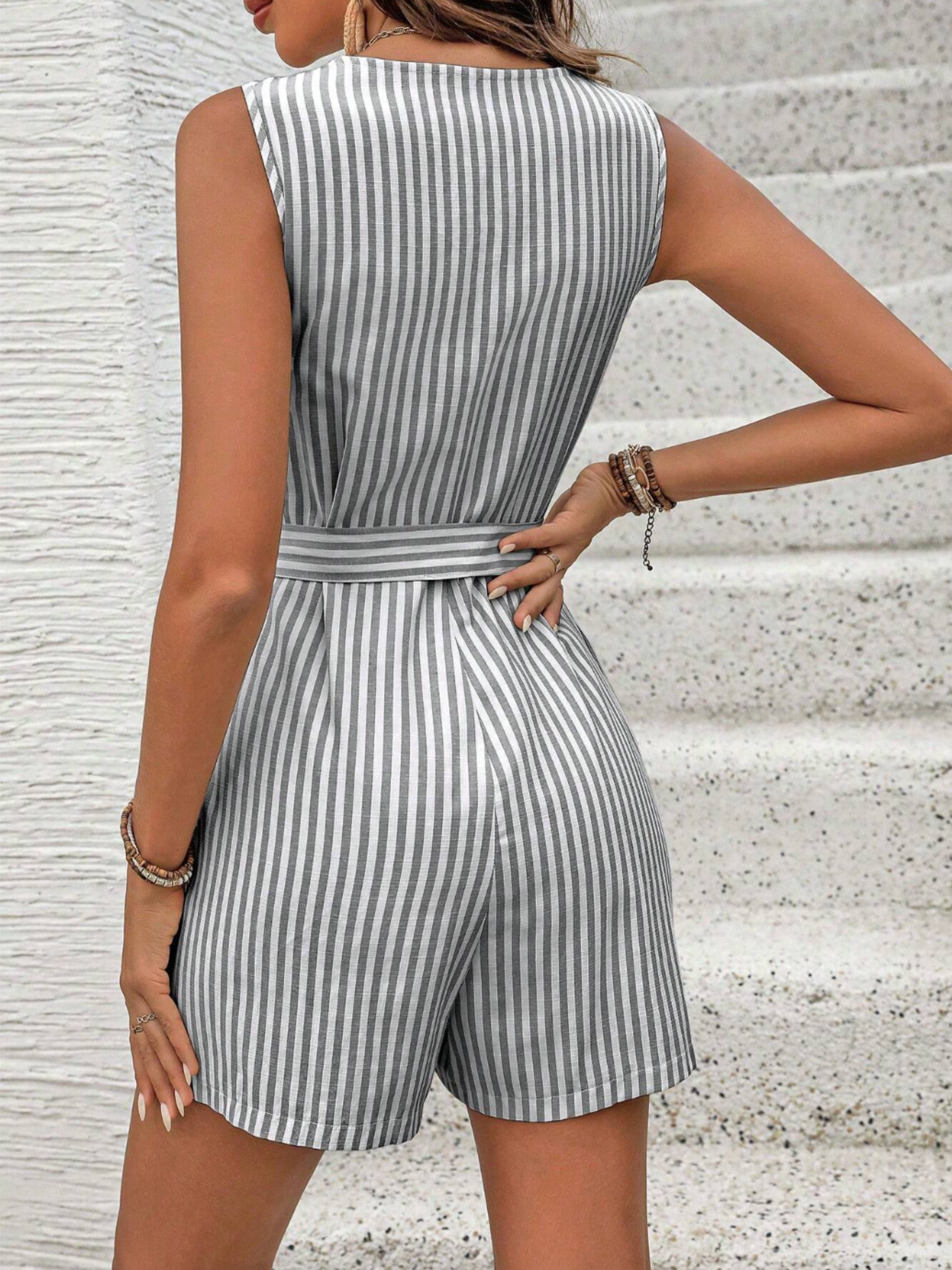Sundown Stripe Romper