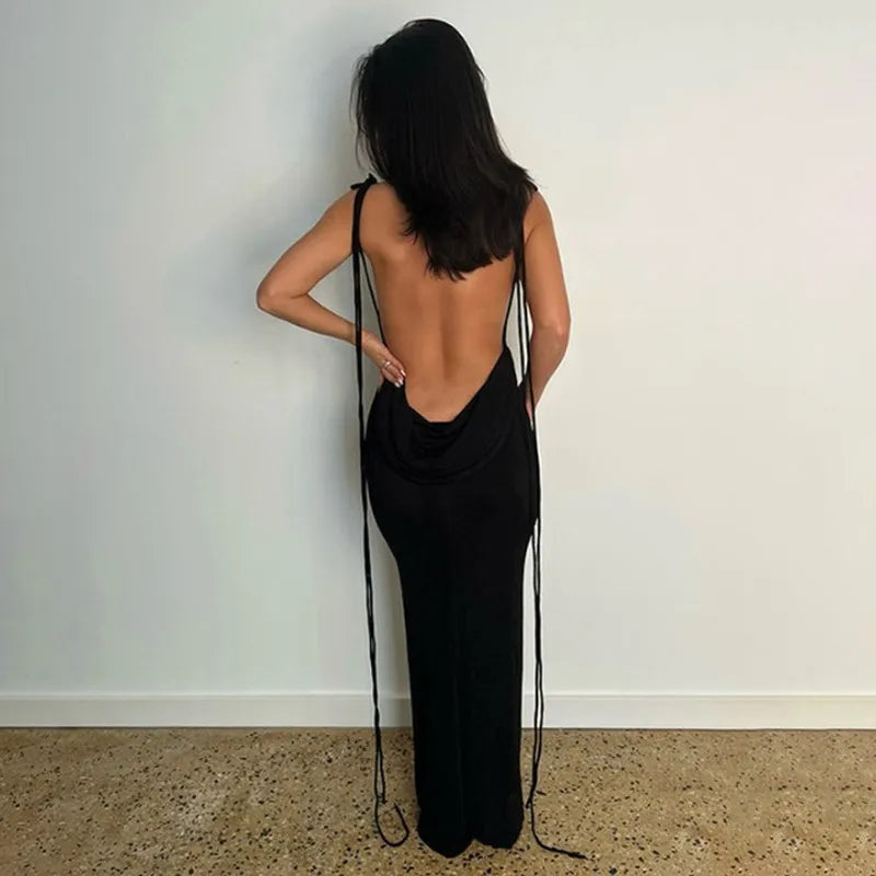 Serenity Backless Maxi Dress