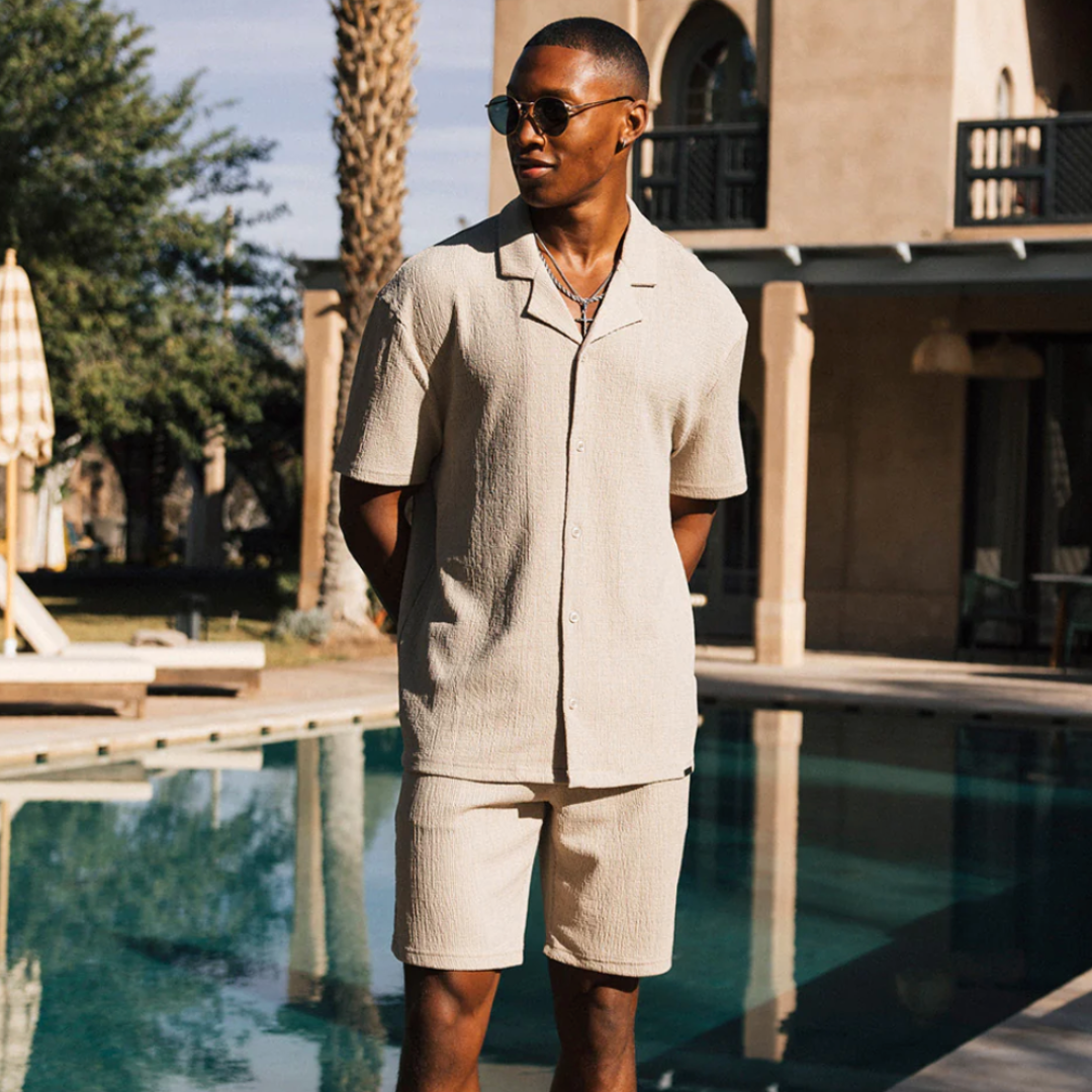 Relaxed Fit Set - mit Shorts