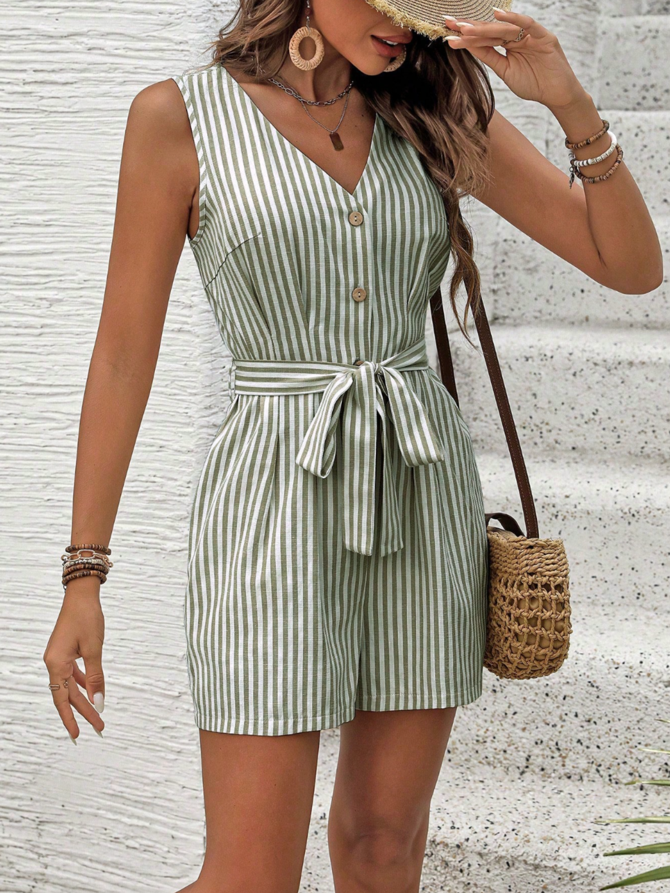 Sundown Stripe Romper