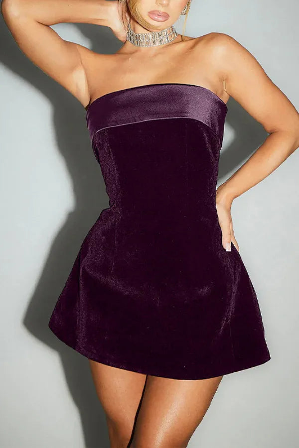 Velvet Mini Dress