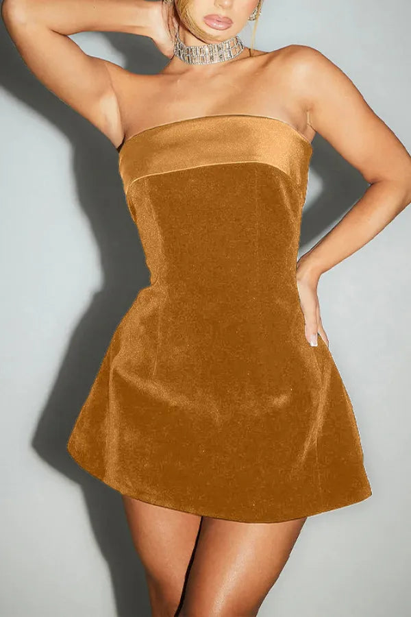 Velvet Mini Dress