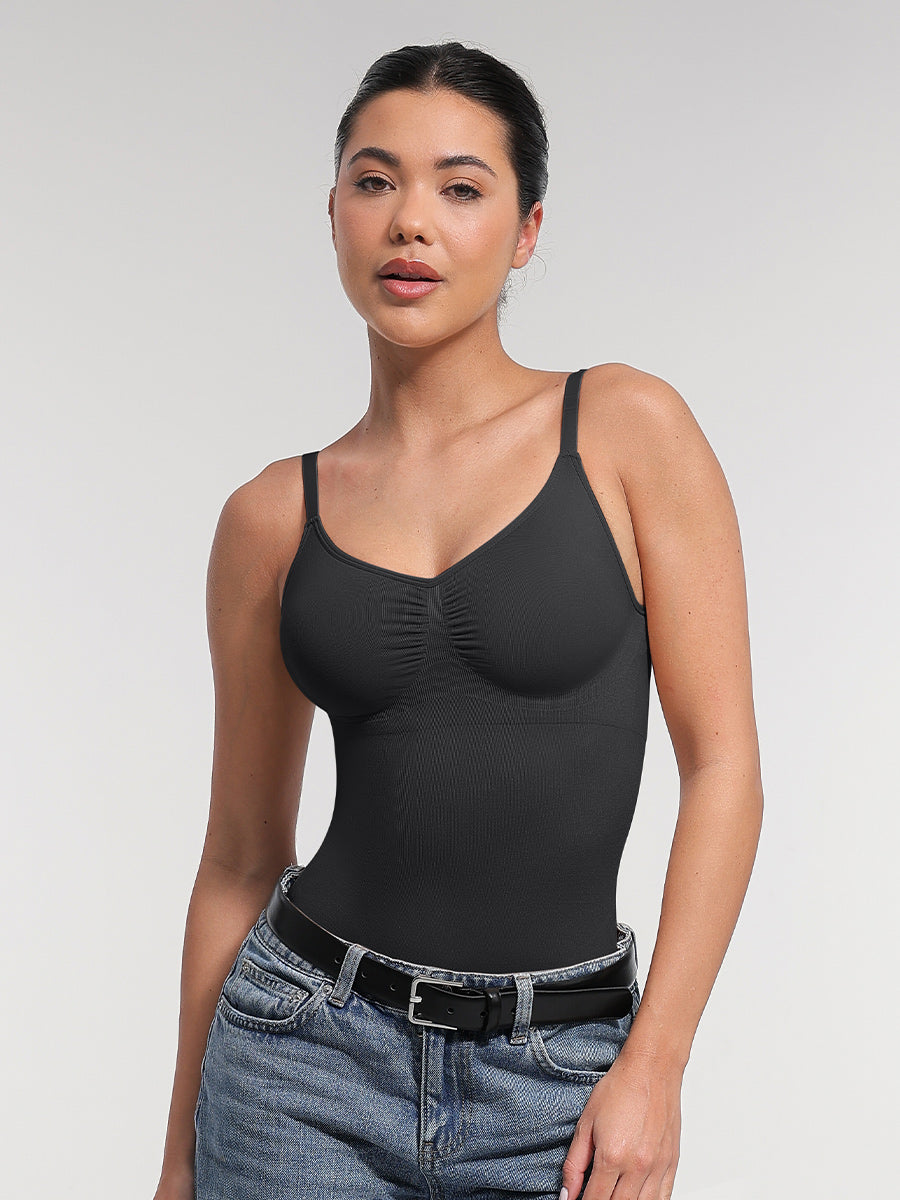 Shaping bodysuit met ingebouwde bh en string