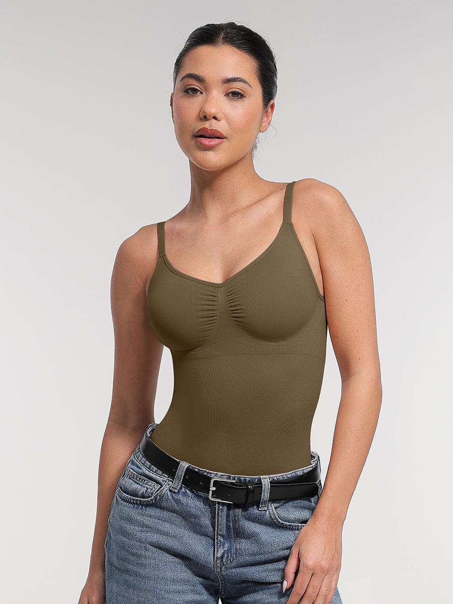 Shaping bodysuit met ingebouwde bh en string