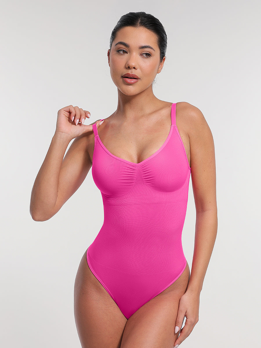 Shaping bodysuit met ingebouwde bh en string