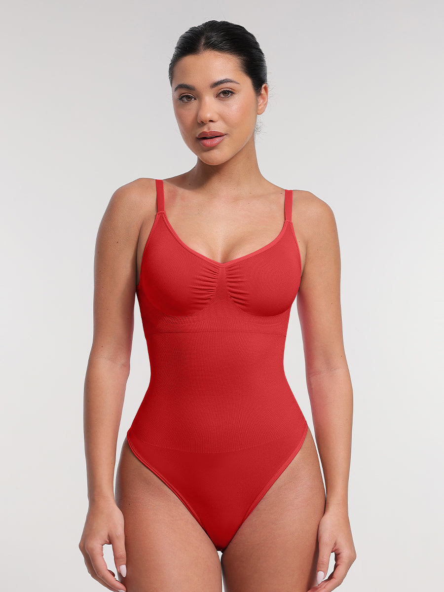 Shaping bodysuit met ingebouwde bh en string