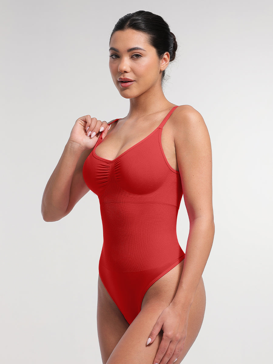 Shaping bodysuit met ingebouwde bh en string