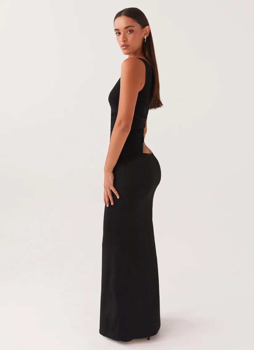LOVELLA | ONE SHOULDER MAXI DRESS