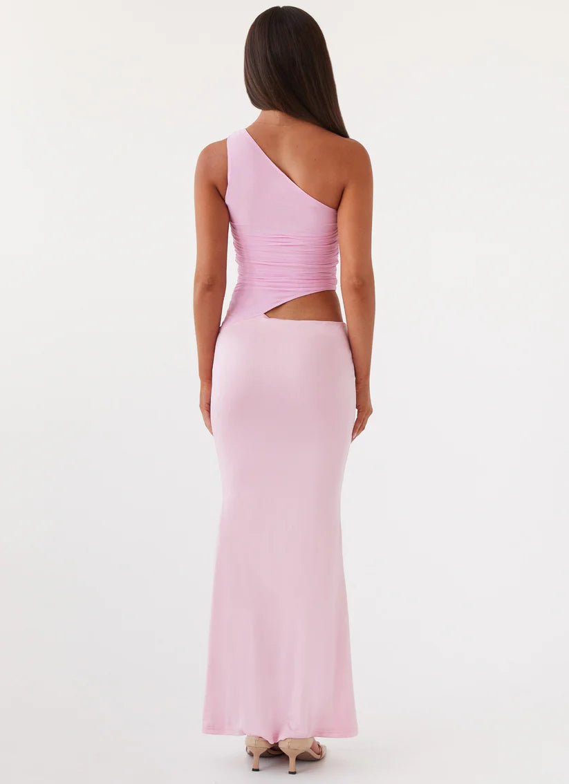 LOVELLA | ONE SHOULDER MAXI DRESS