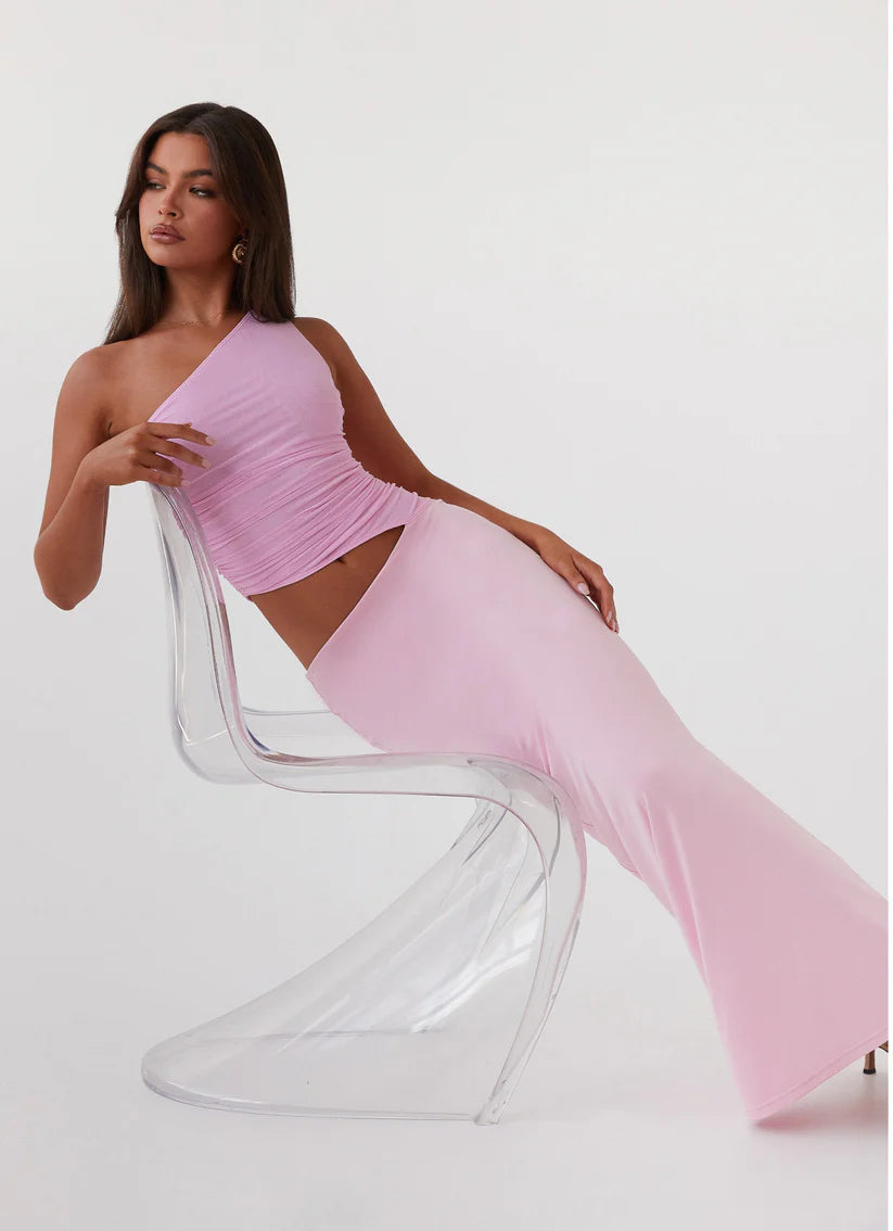 LOVELLA | ONE SHOULDER MAXI DRESS