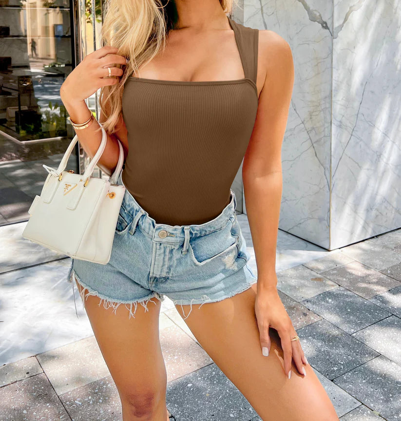 The Ribbed Snatching Bodysuit