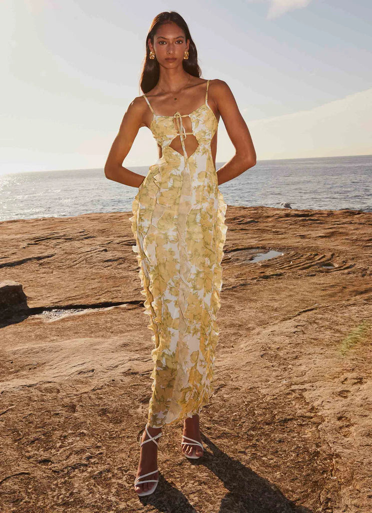 Robe longue à volants Sunset Kisses