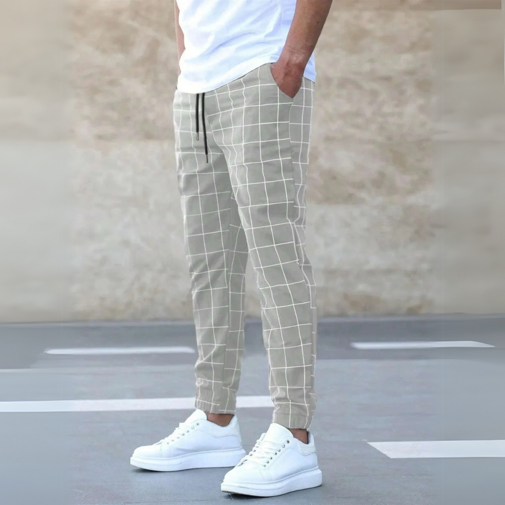Crossmark Geruite Jogger